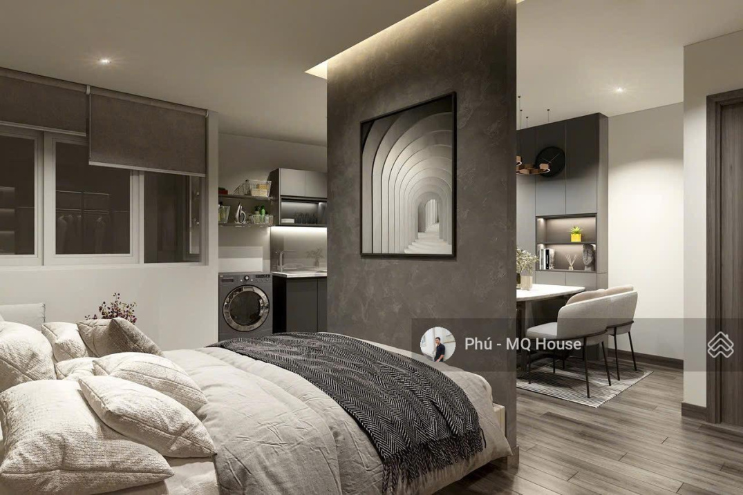 Modern Designer Studio with Walk-in Closet