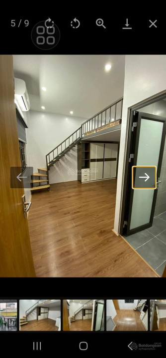 Modern Loft Studio with Balcony in Ba Dinh