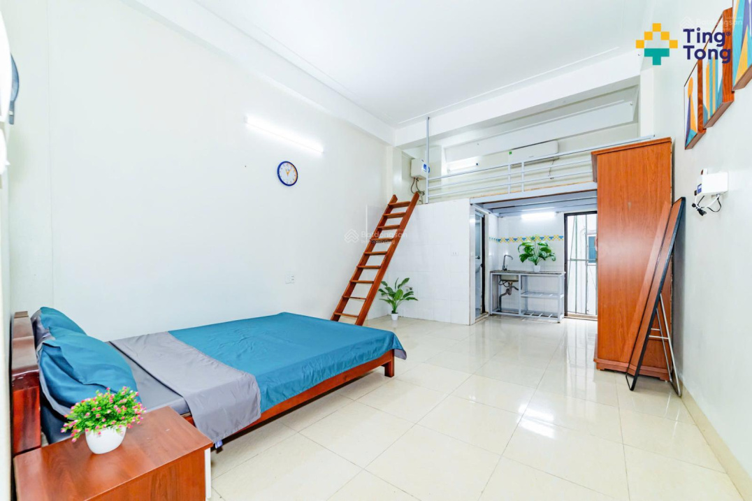 Modern Studio Near Universities with Loft Bed