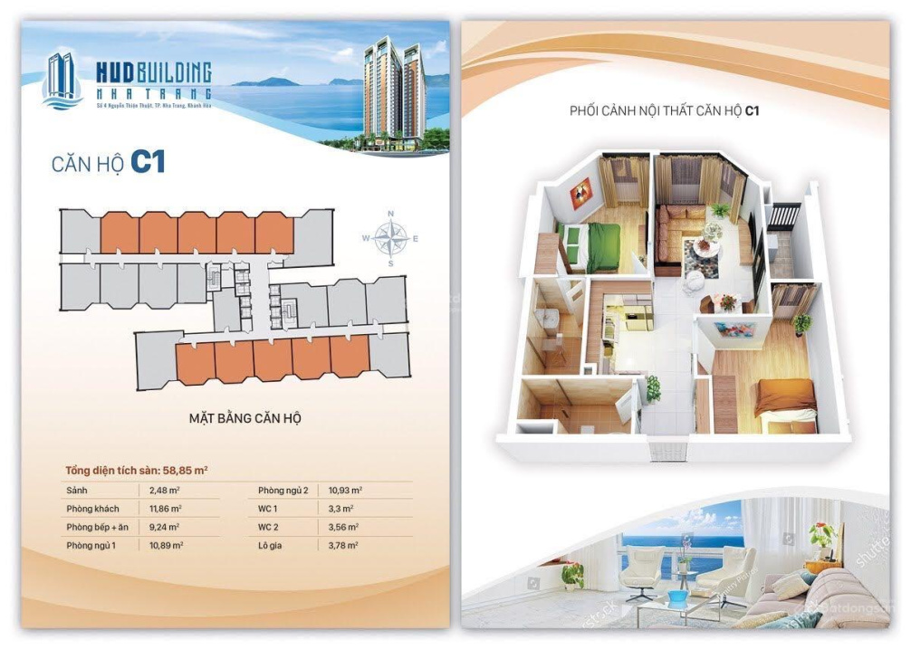 1-Bedroom Fully Furnished HUD Building Apartment