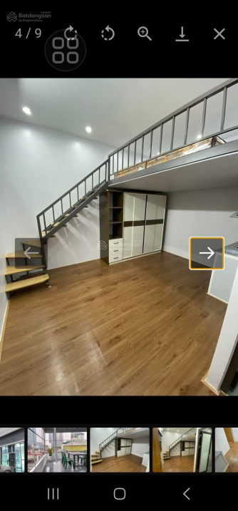 Modern Loft Studio with Balcony in Ba Dinh
