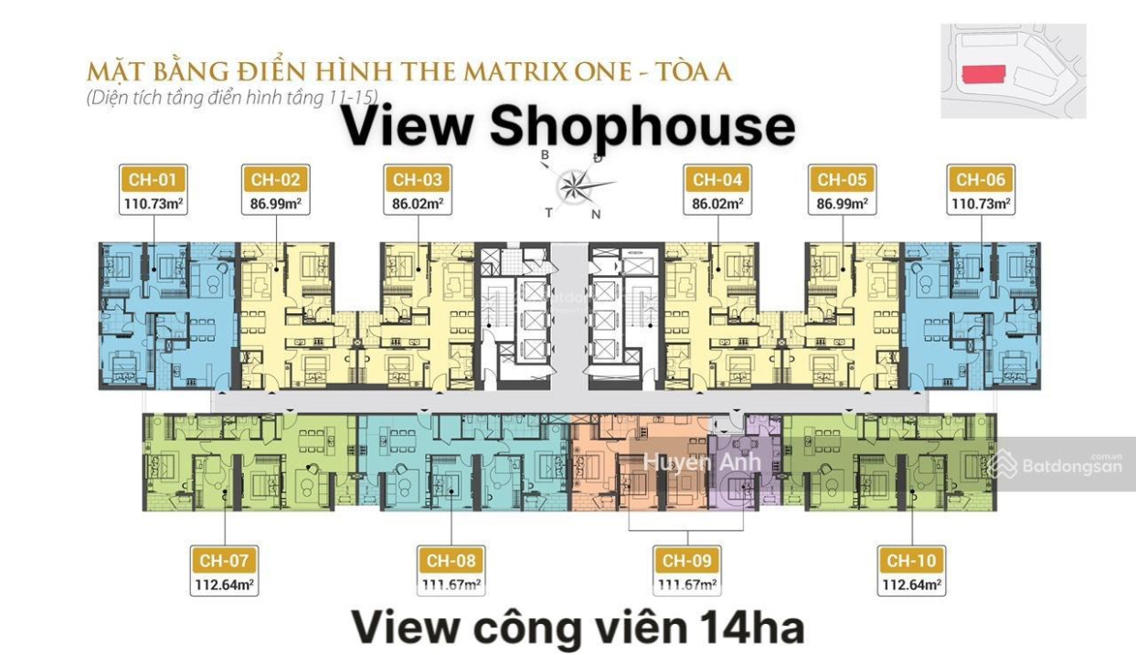 Spacious 3BR Corner Unit with Park View