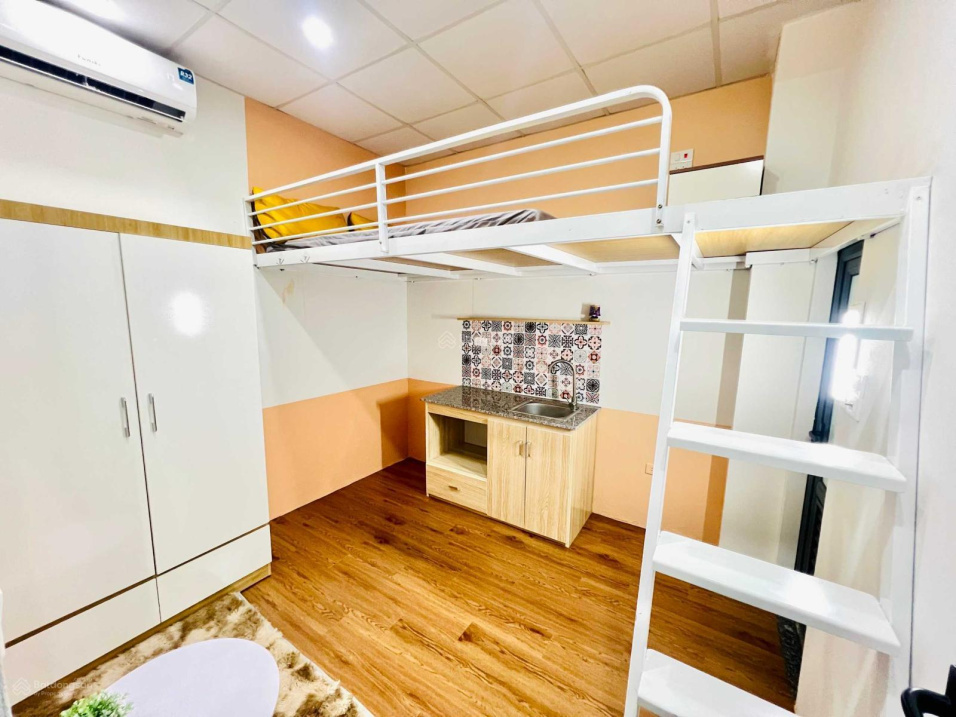 Modern Studio Near Universities with Loft Bed
