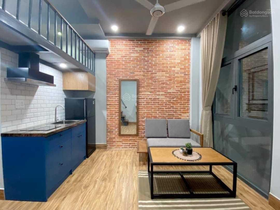 Modern Loft Studio with Balcony View