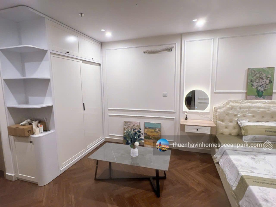 Студия в Vinhomes Ocean Park, полностью меблированная