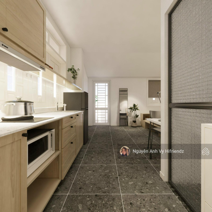 Modern Studio Apartment with White Design and Excellent Lighting