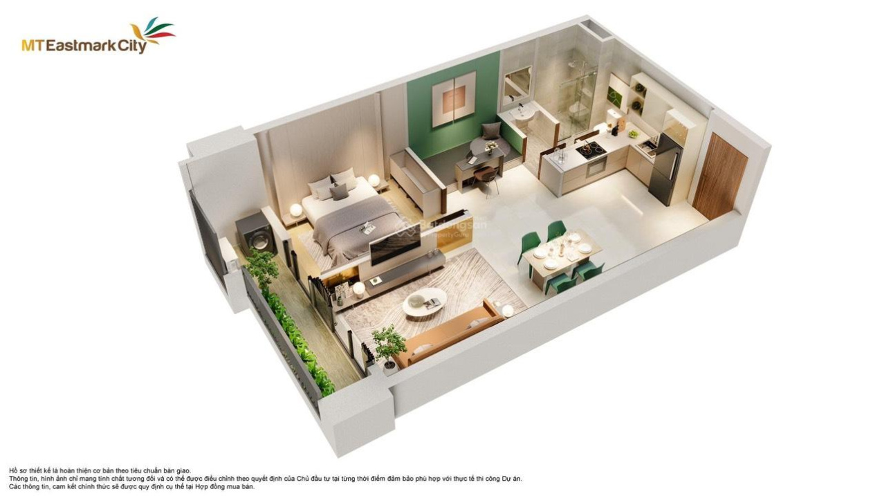 1 Bedroom Apartment with Pool View in Eastmark City