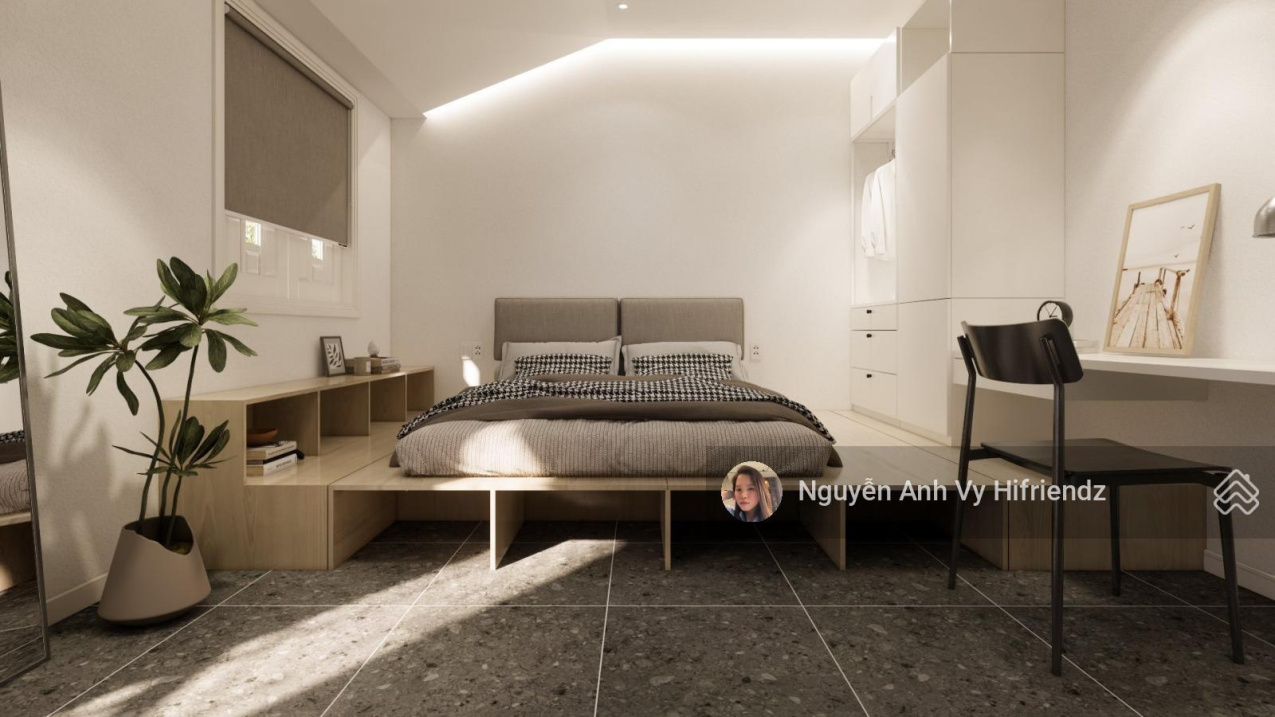 Modern Studio Apartment with White Design and Excellent Lighting