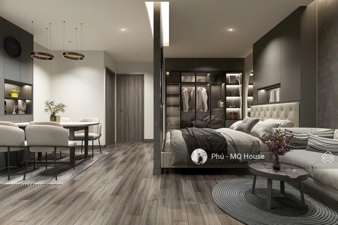 Modern Designer Studio with Walk-in Closet