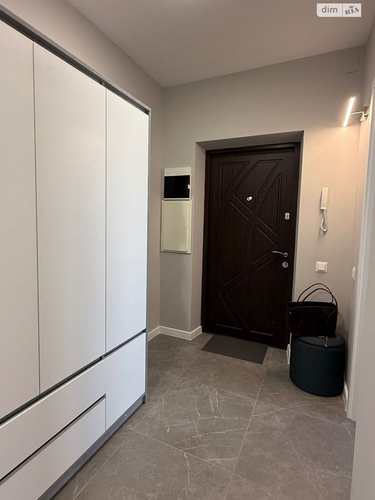 Two-room apartment with separate rooms in a developed residential area
