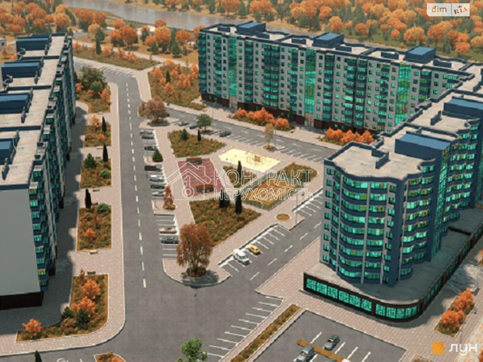 One-bedroom apartment near Central Market in Lazurnyi Complex