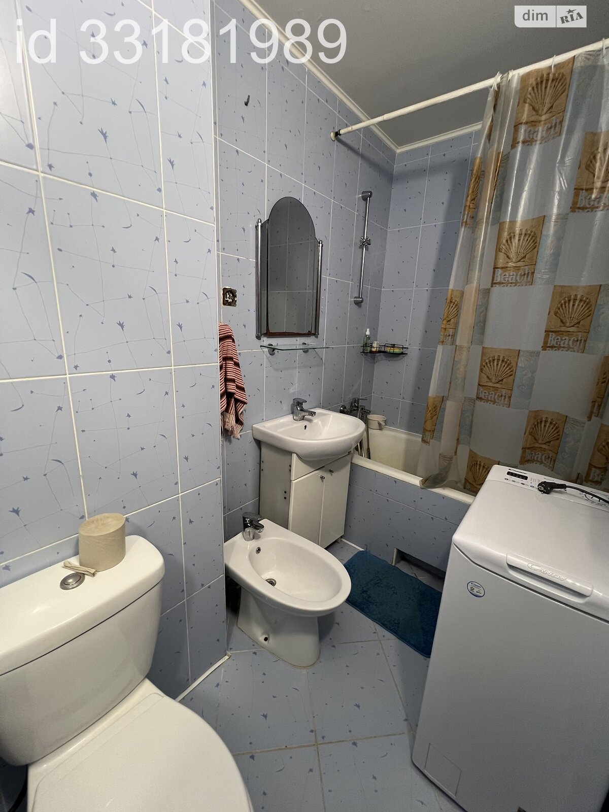 2-room apartment on Hotkevycha Street, 1st floor, 50 sq m, with loggia