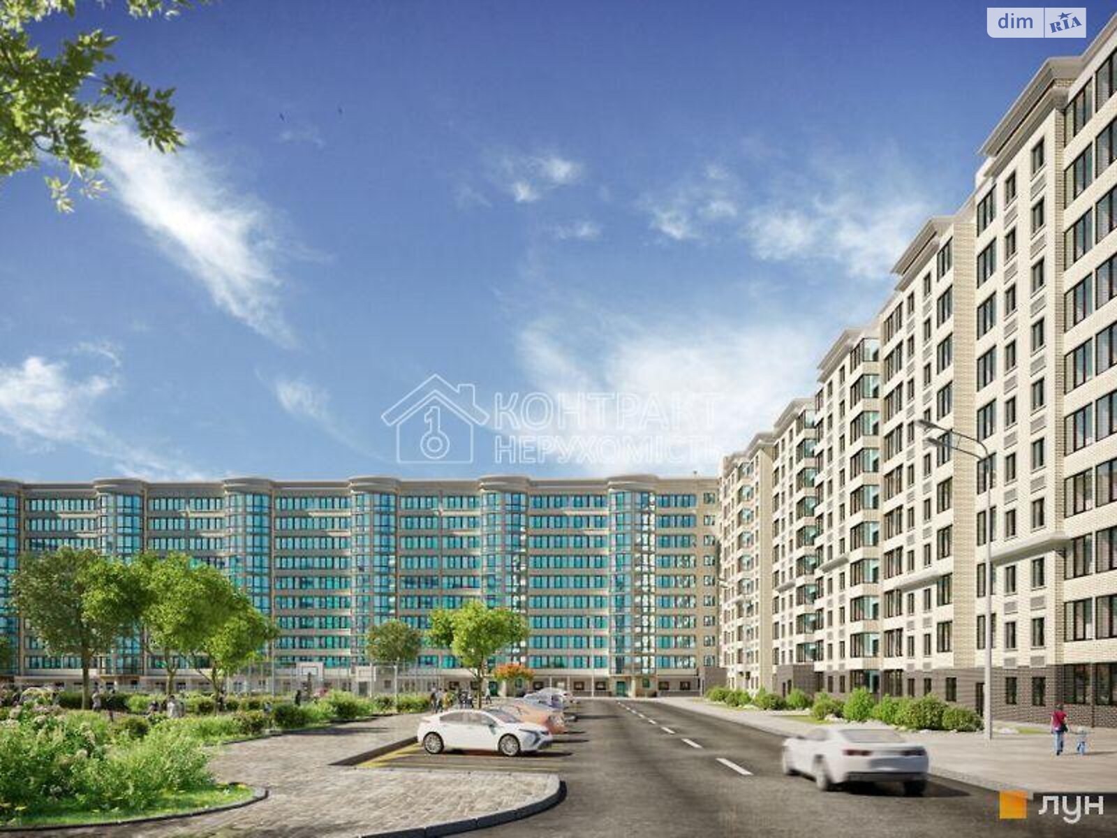 One-bedroom apartment near Central Market in Lazurnyi Complex