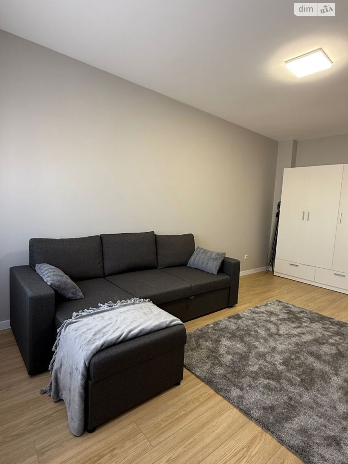 Two-room apartment with separate rooms in a developed residential area