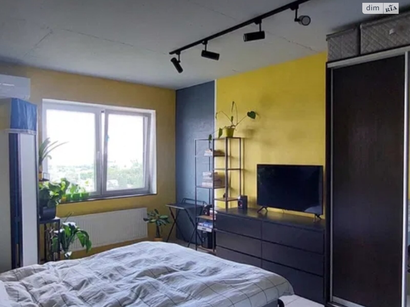 Comfortable apartment in new residential complex with modern design and city view
