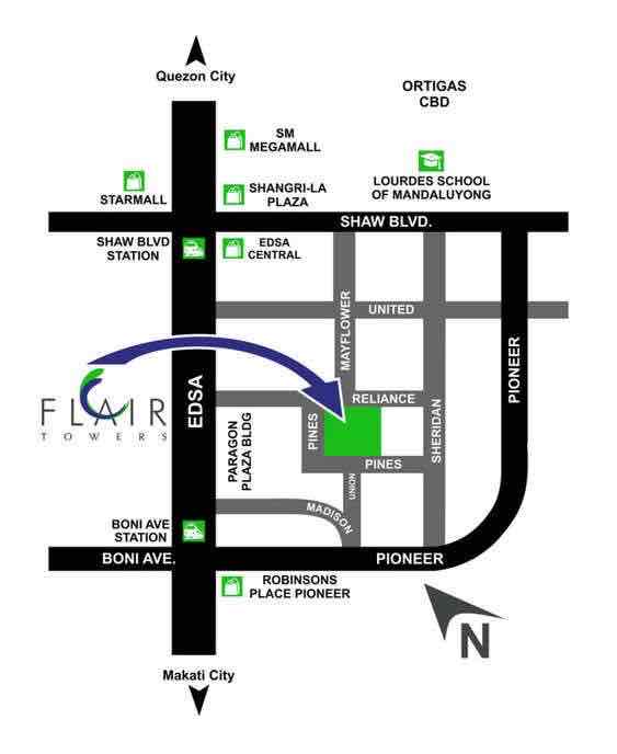 Fully Furnished 2-Bedroom Apartment at Flair Towers North, Mandaluyong