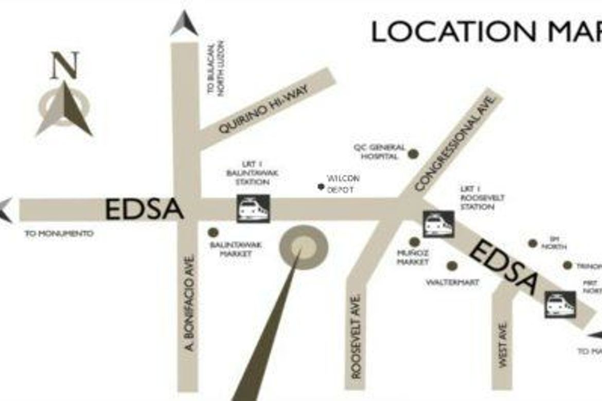 EDSA, Кесон-Ситидегі толық жабдықталған бір бөлмелі пәтер