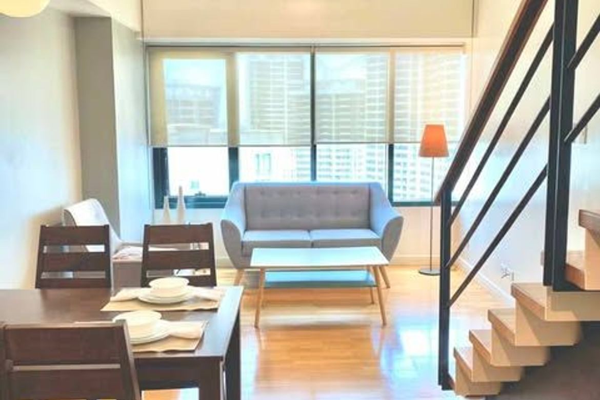 1 бөлмелі лофт пәтері, балконы бар, One Rockwell East Tower, Макати