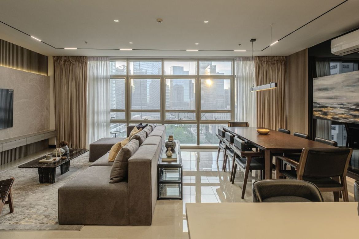 3 бөлмелі West Gallery Place, BGC - Толық жабдықталған люкс пәтер