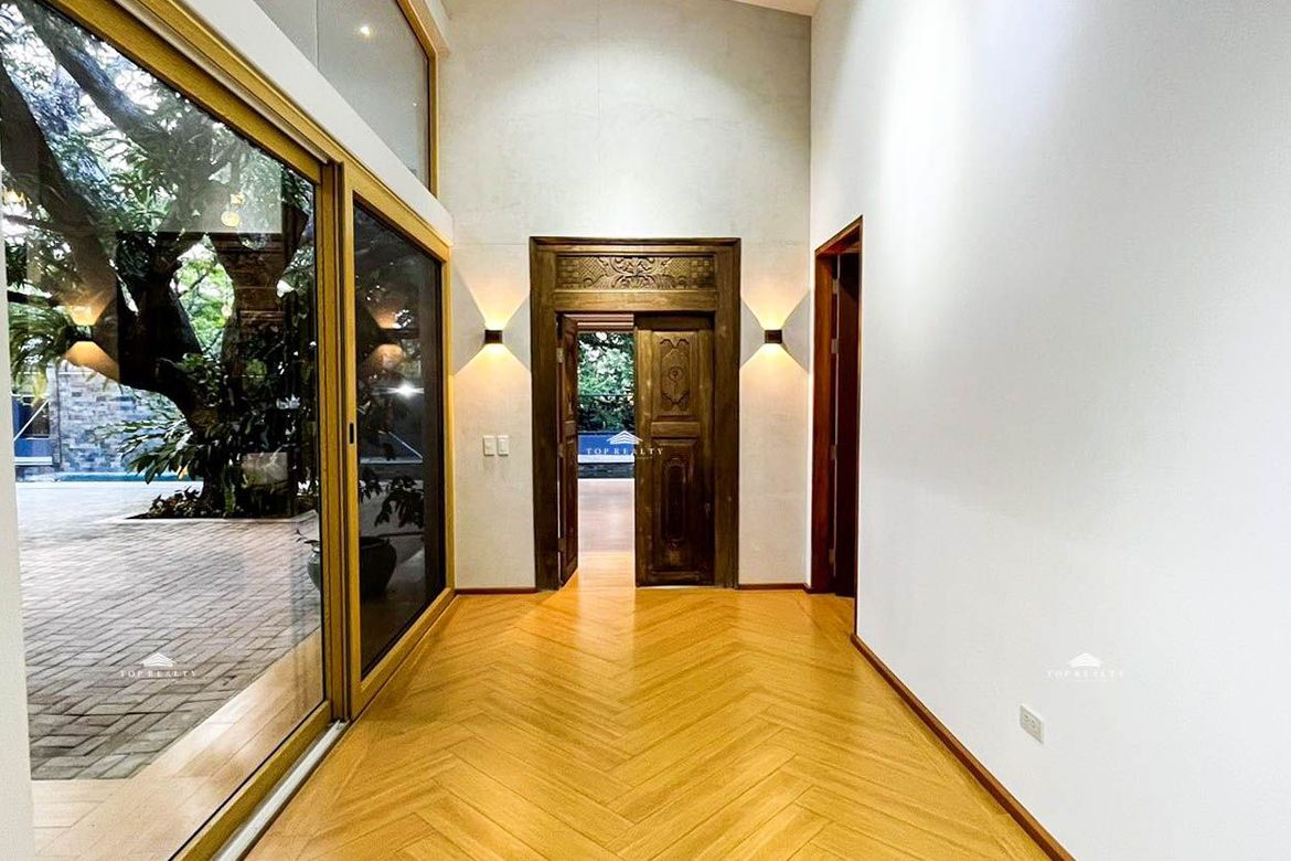 4BR Fully Furnished Bungalow in Ayala Alabang with Outdoor Lap Pool