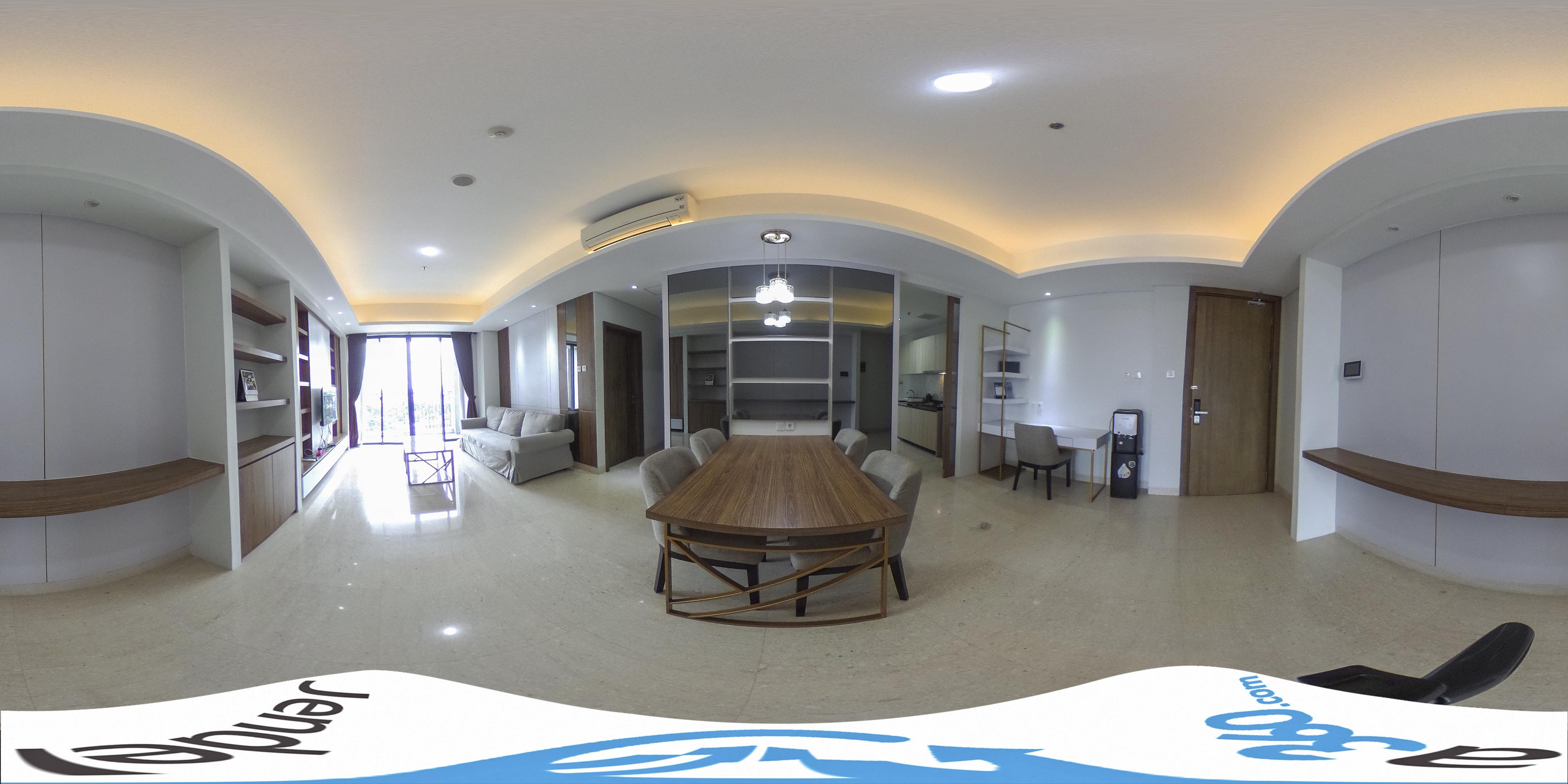 Толық жабдықталған 2 бөлмелі пәтер Southgate Residence-те