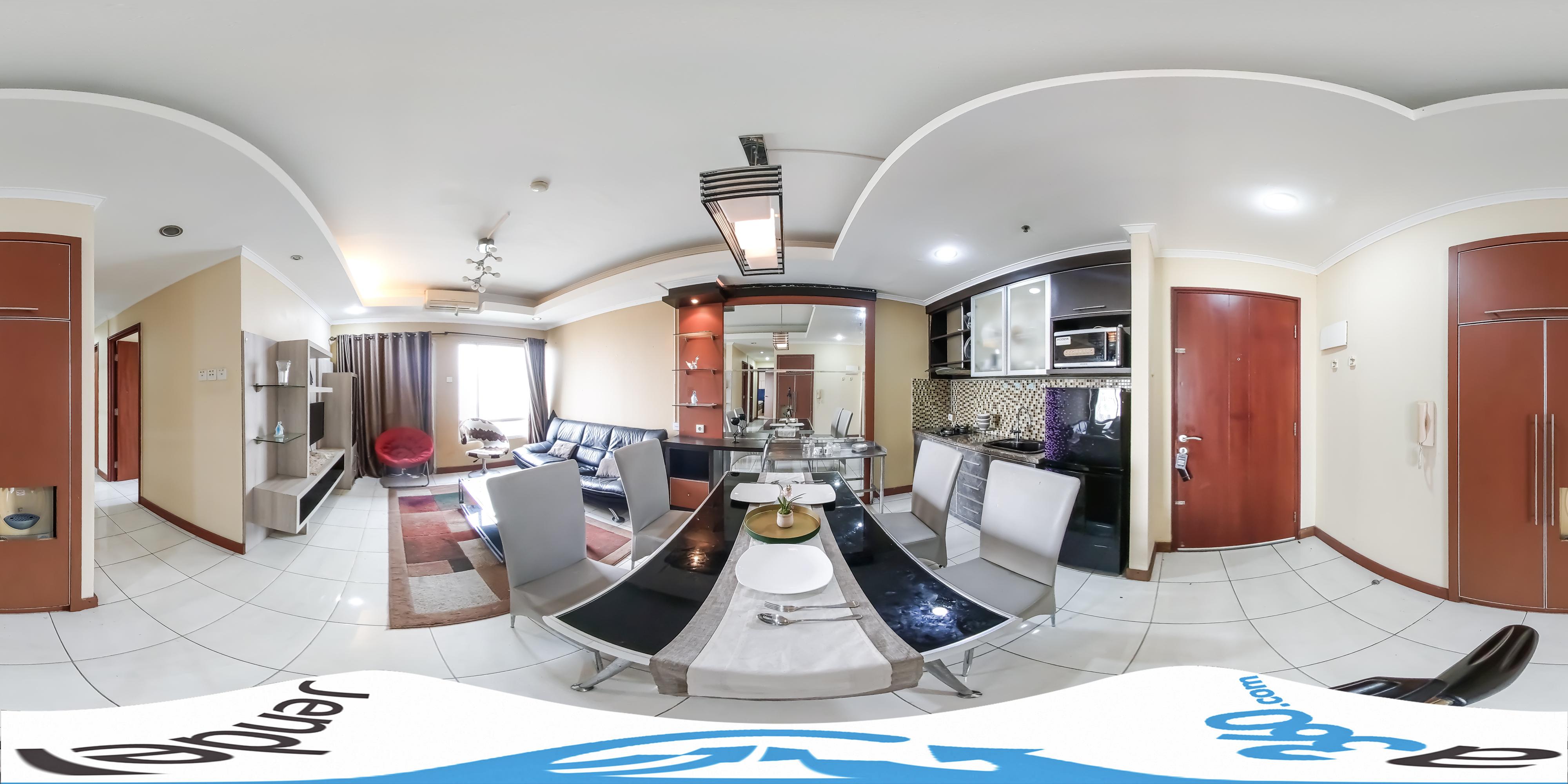 Fully Furnished 3-Bedroom Apartment at Sudirman Park