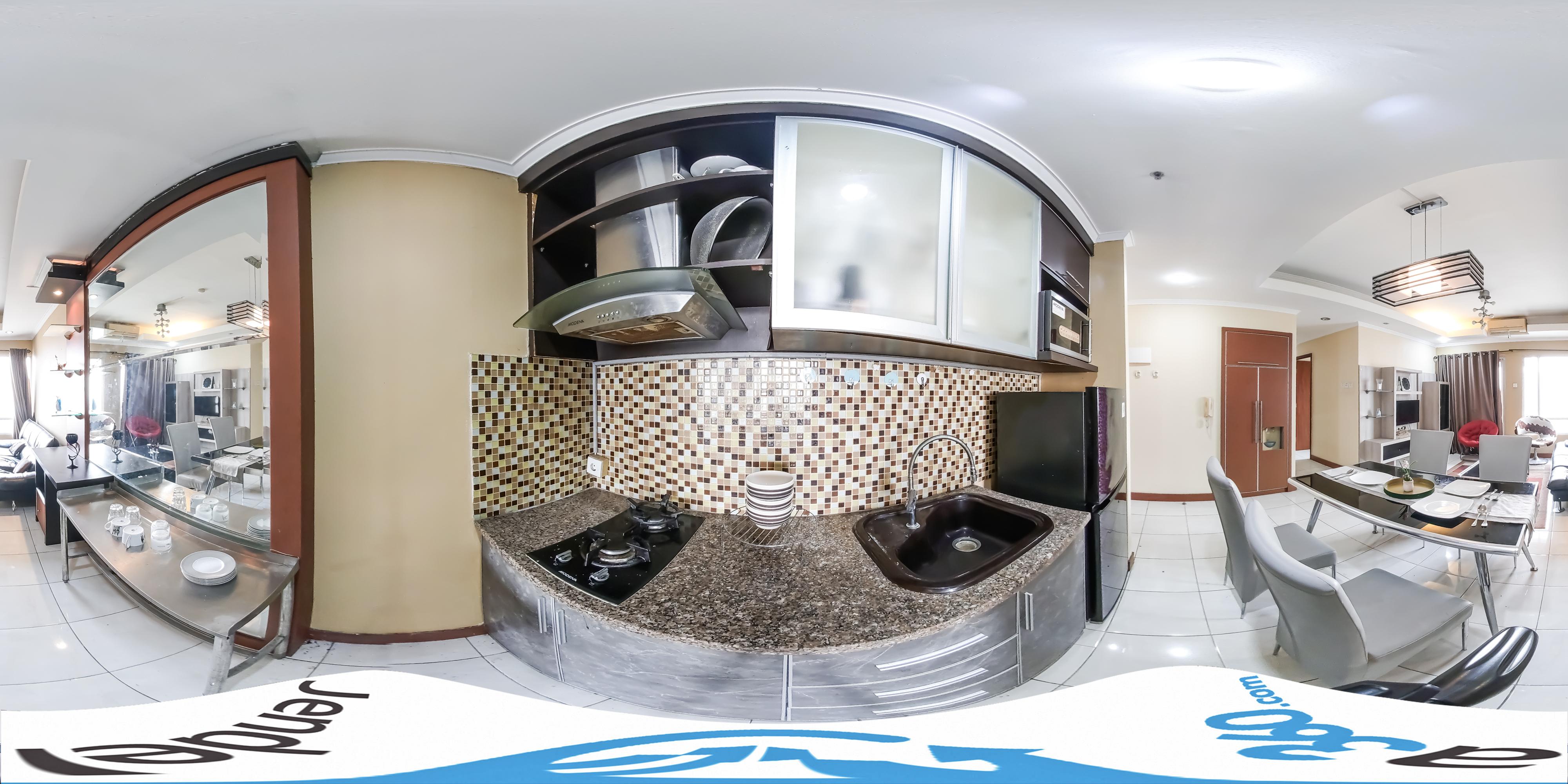 Fully Furnished 3-Bedroom Apartment at Sudirman Park