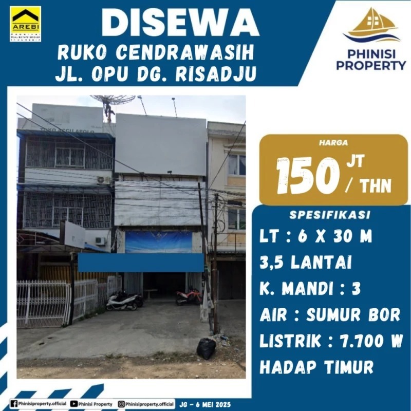 Ruko Cendrawasih 3.5 Storey Commercial Building for Rent