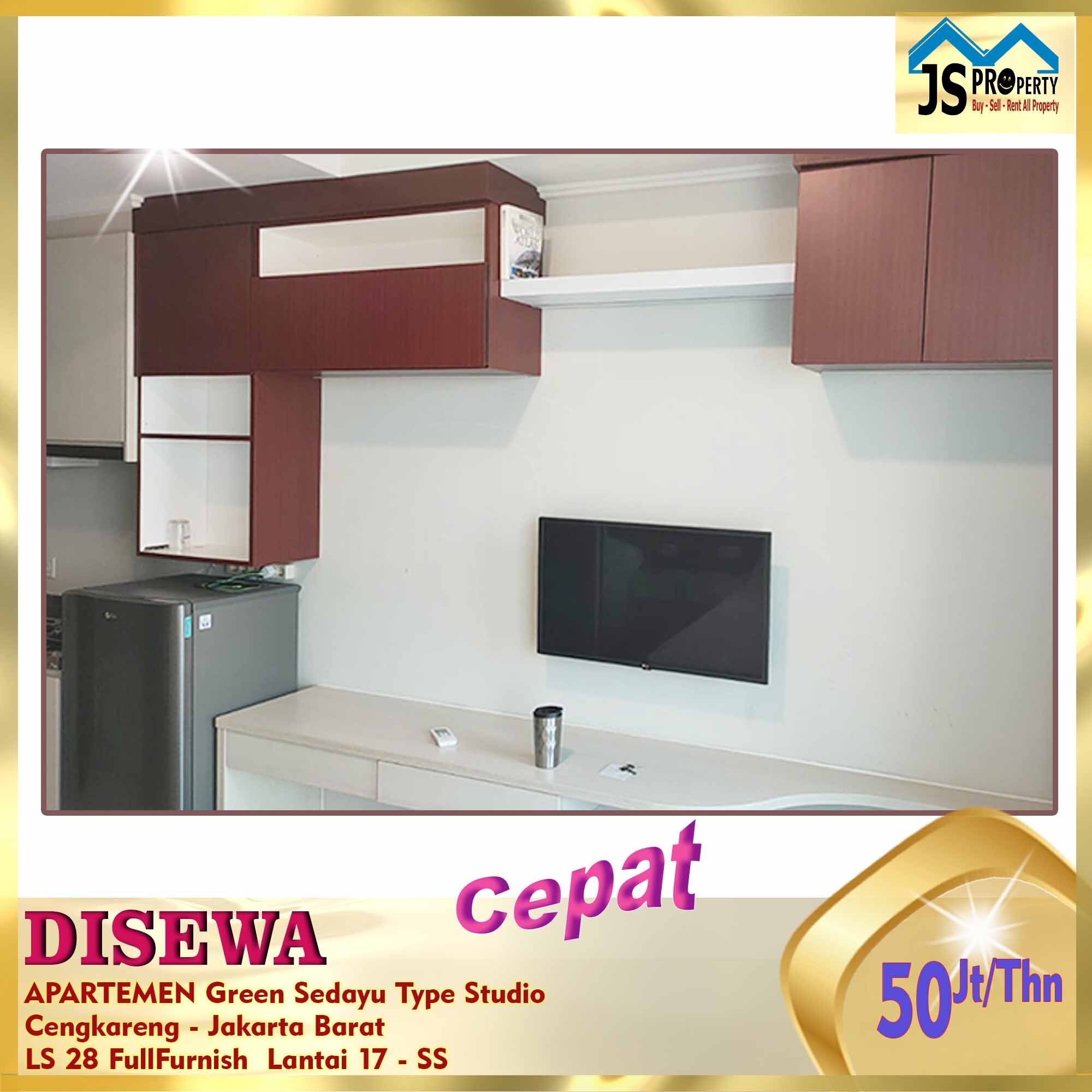 Modern Furnished Studio Apartment with City View