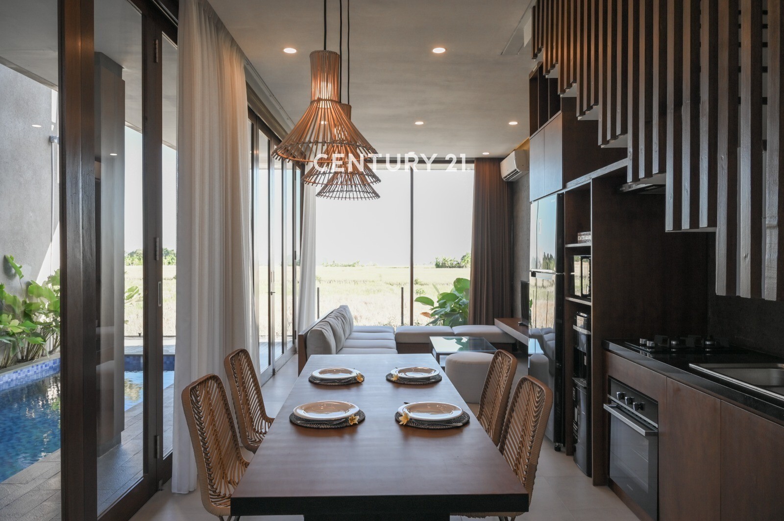 Villa Garyati Kedungu Tabanan - Scenic Rice Field View in Bali