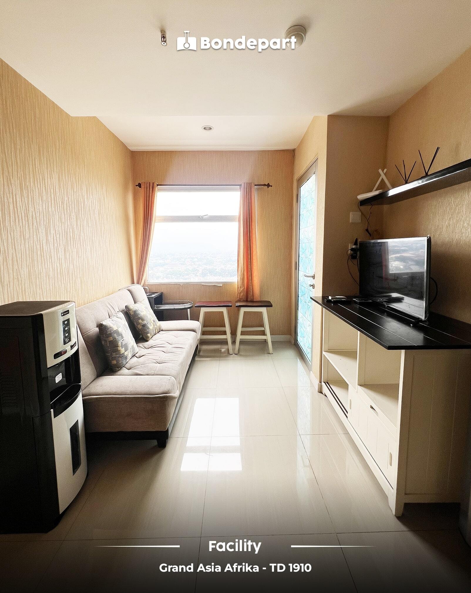 Modern Apartment with City View in Grand Asia Afrika