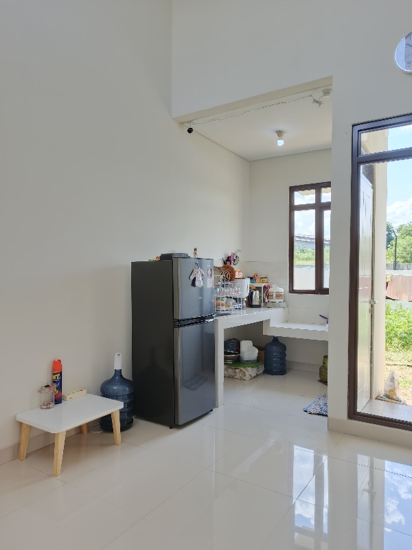 Semi-Furnished 2-Bedroom House with AC in Citra Raya