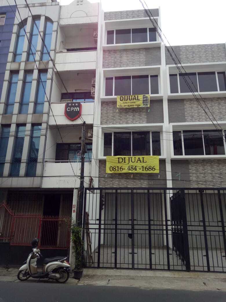 4-Story New Building in Central Jakarta - Office and Residential Space