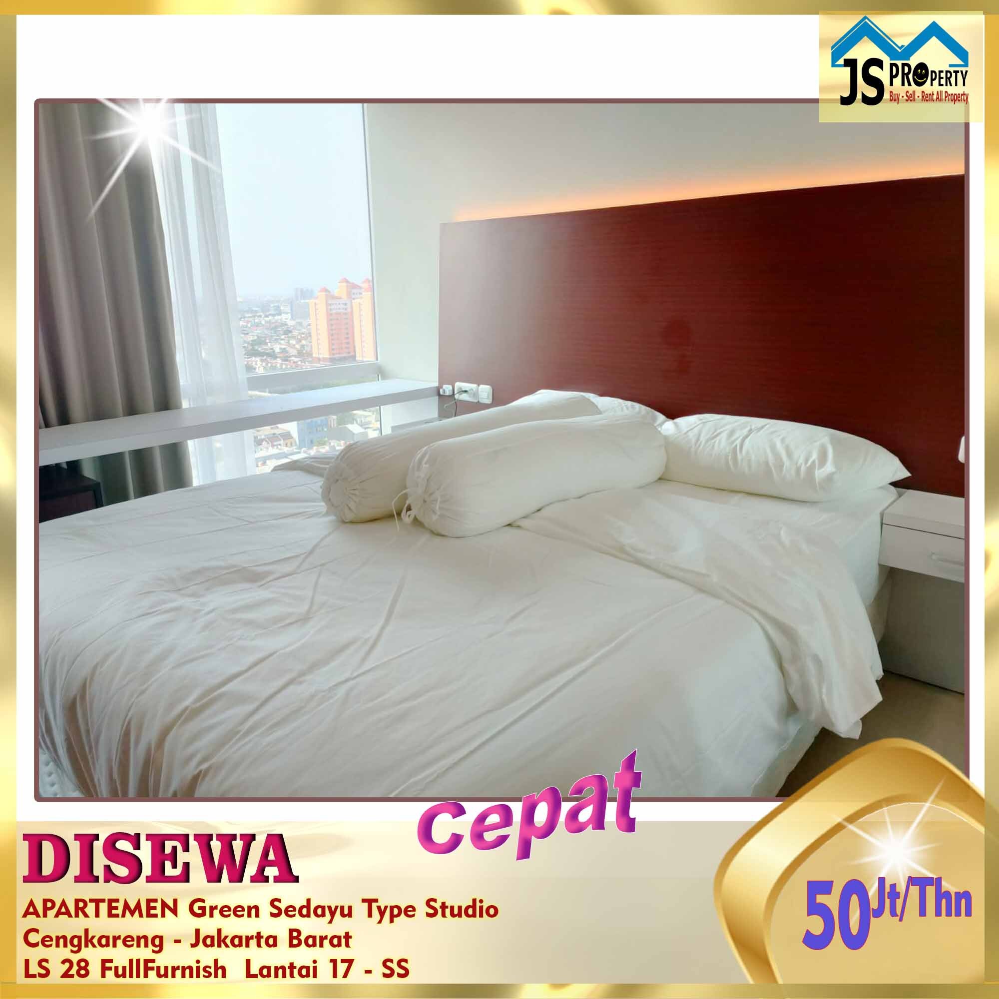 Modern Furnished Studio Apartment with City View