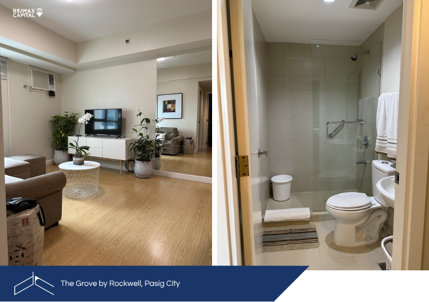 2 жатты бөлмелі толық жабдықталған пәтер, The Grove, Rockwell, Пасиг қаласы