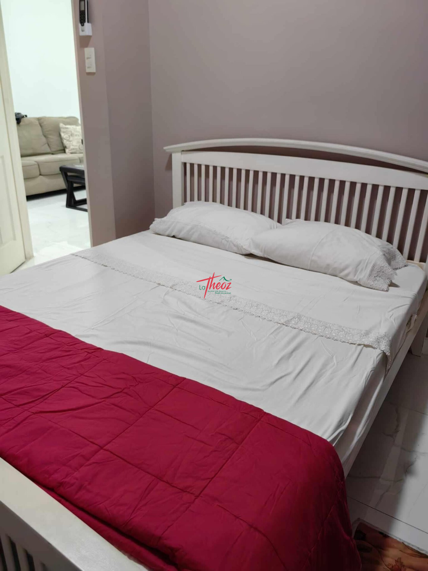 2 бөлмелі Rosewood пәтері, көптеген ыңғайлылықтармен