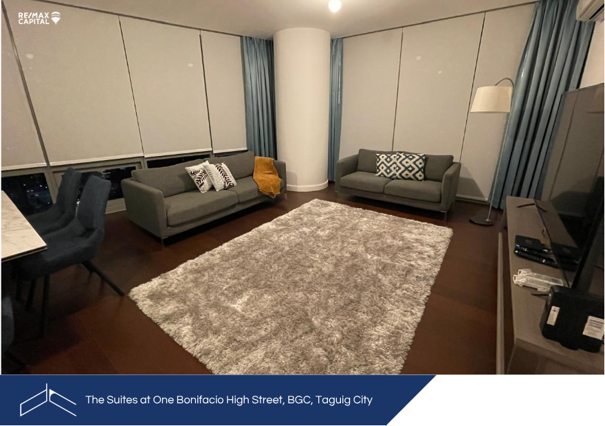 2 жатты бөлмесі толық жабдықталған кондоминиум BGC-да тұрақ орынымен