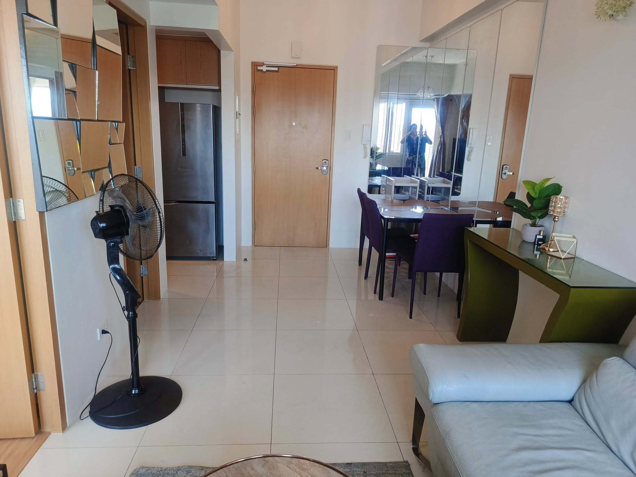 Толық жабдықталған 1 бөлмелі пәтер Times Square West, BGC