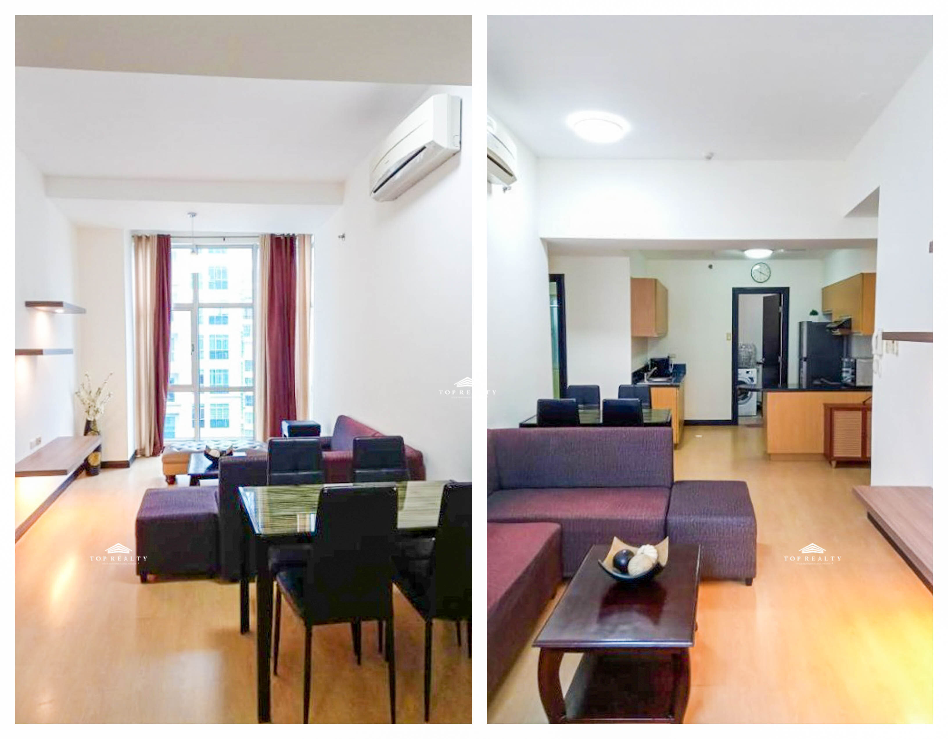 2 бөлмелі толық жабдықталған пәтер Blue Sapphire Residences, BGC