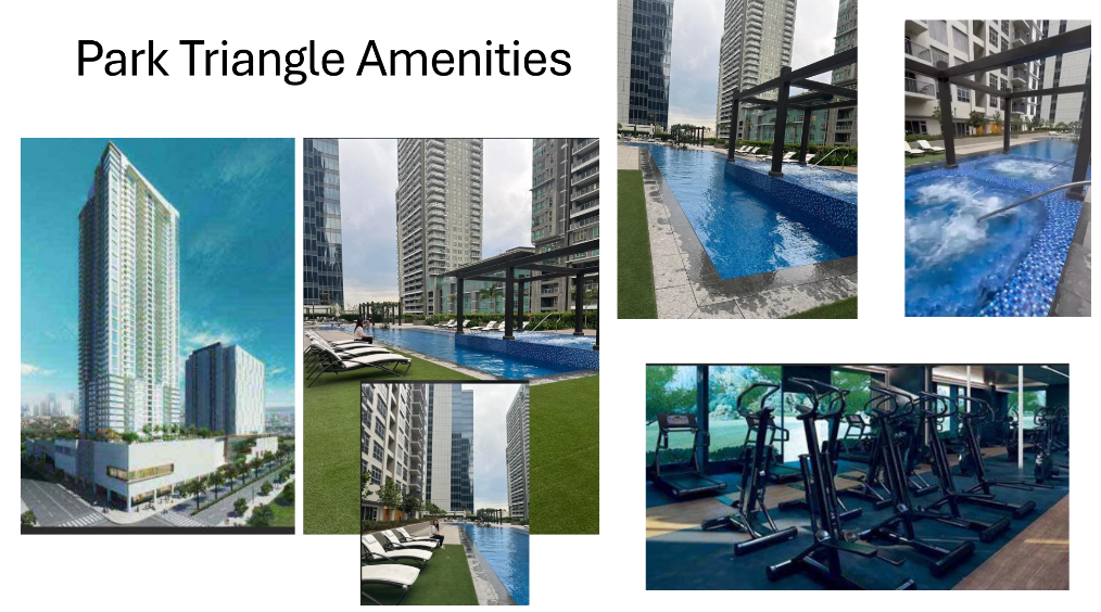 Park Triangle Residences BGC-тегі жиһазбен жабдықталған 1 бөлмелі пәтер