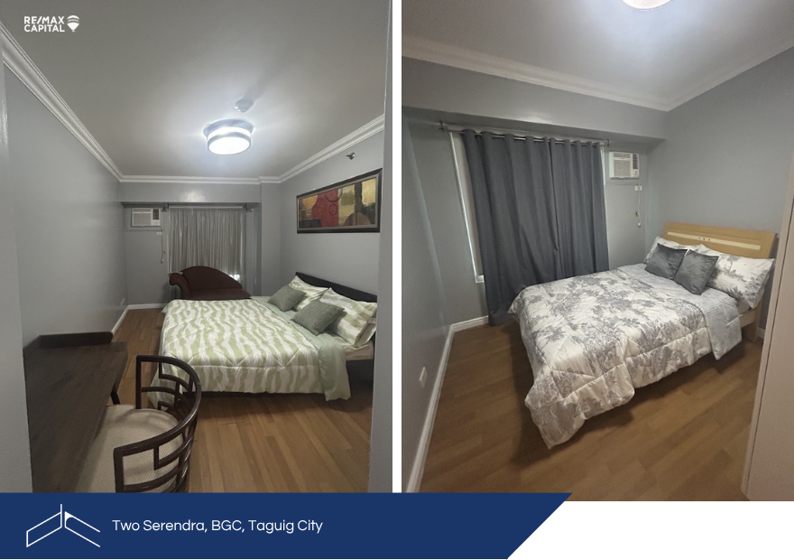 BGC-дағы парковкасы бар 2 бөлмелі толық жабдықталған кондоминиум