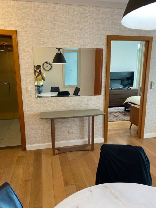 Furnished 1BR Park Terraces Tower 1 with Balcony and Parking