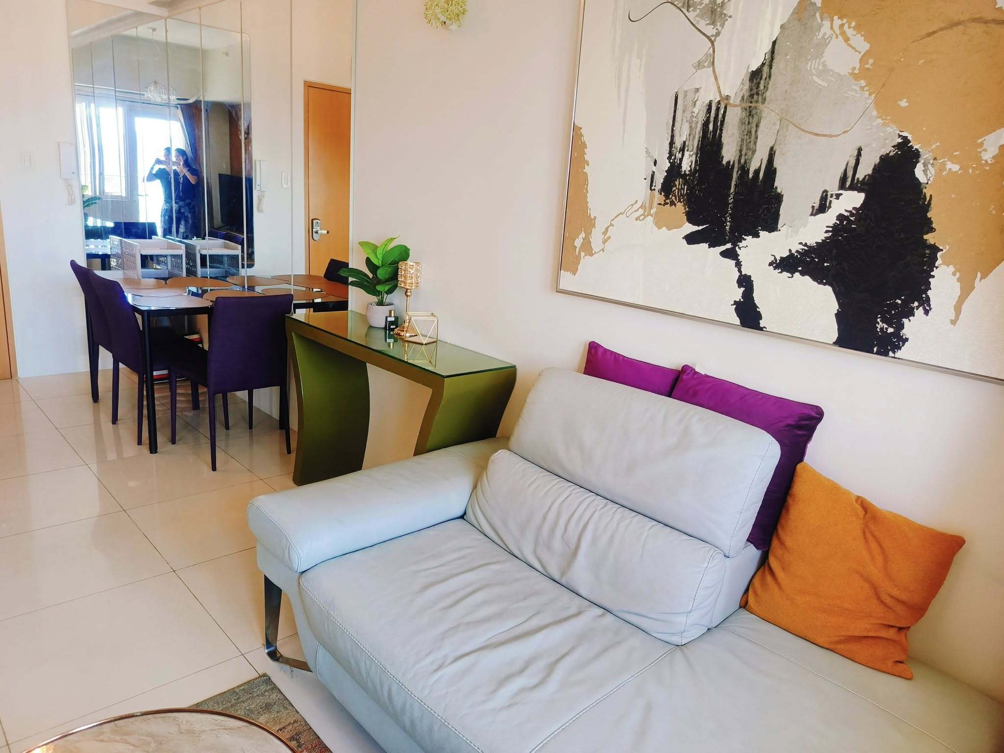 Толық жабдықталған 1 бөлмелі пәтер Times Square West, BGC