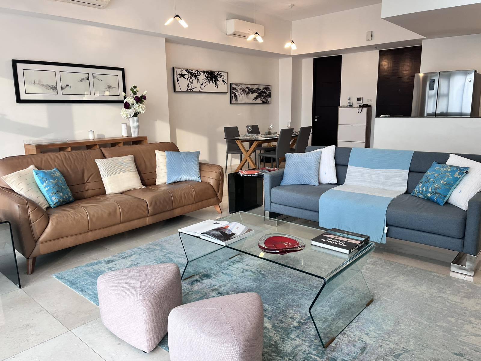 BGC-дағы кедергісіз көрінісі бар Grand Hyatt-тың 2 жумектаны бар люкс резиденциясы