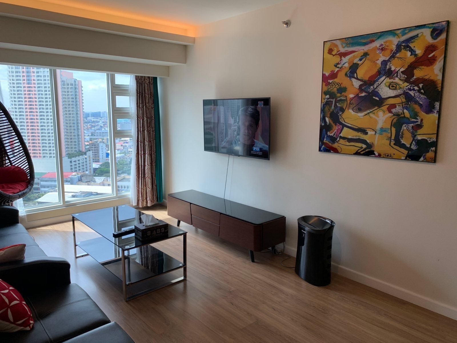 2 бөлмелі толық жабдықталған Escala Makati пәтері