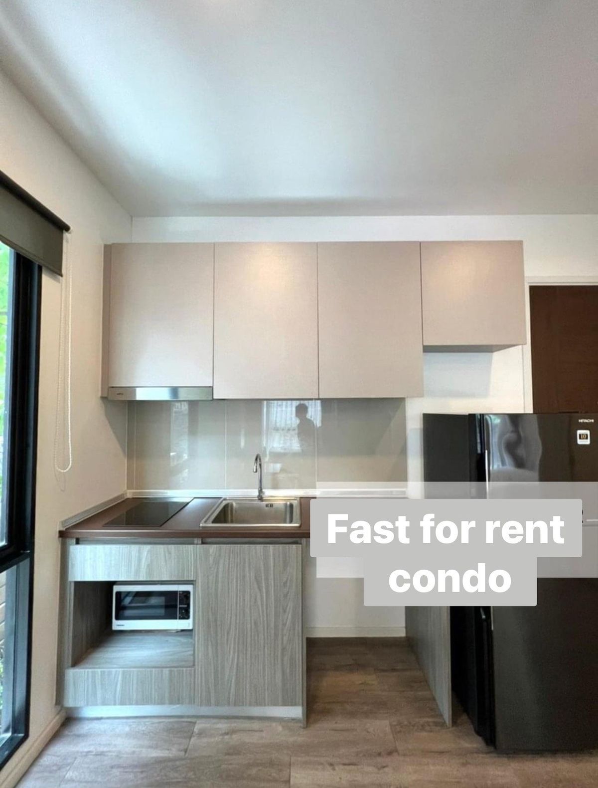 2 Bedroom Corner Condo at Brown Ratchada 32, Fully Furnished