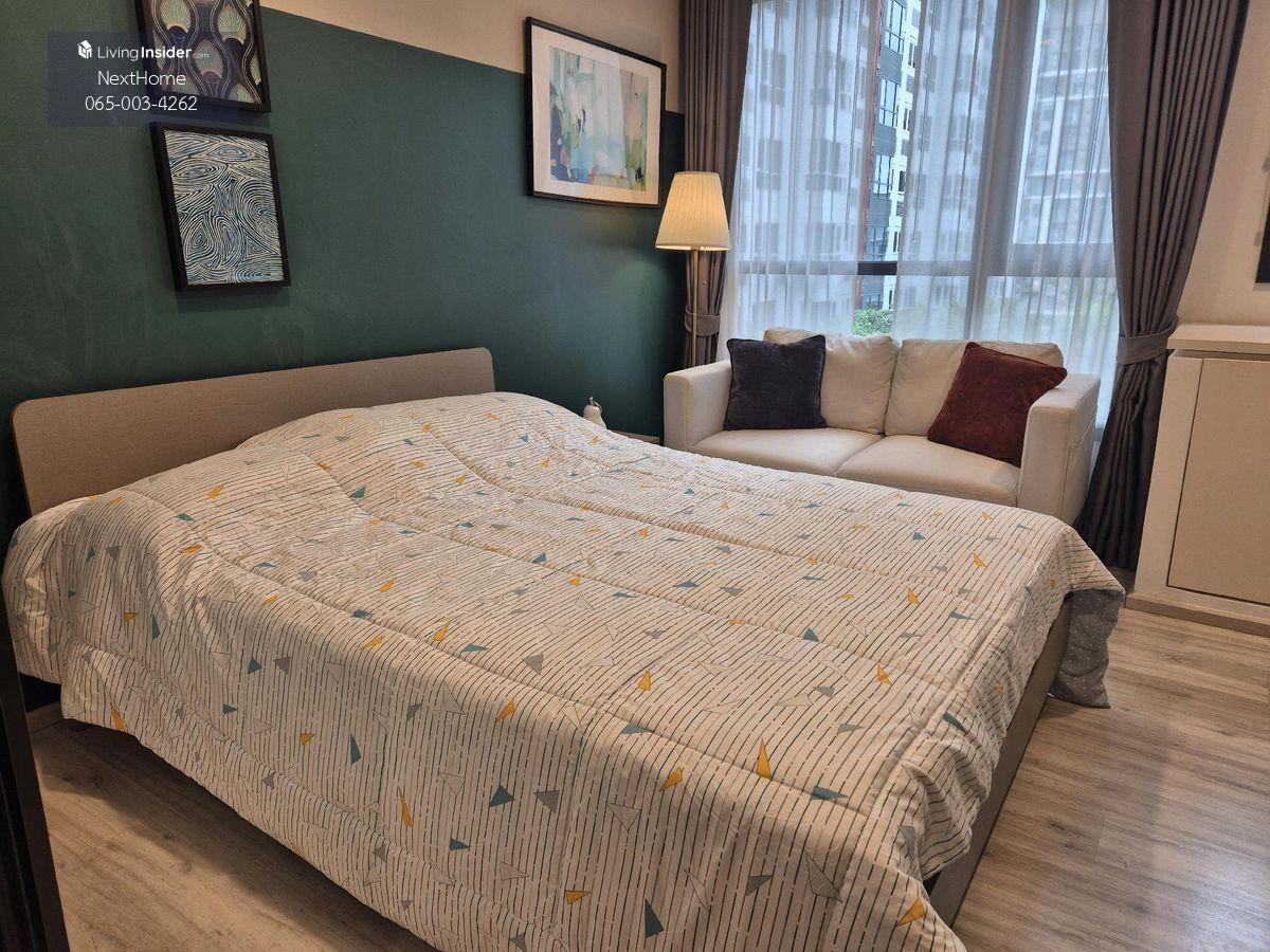 Fully Furnished Studio at XT Huai Khwang, Low Floor, Garden View