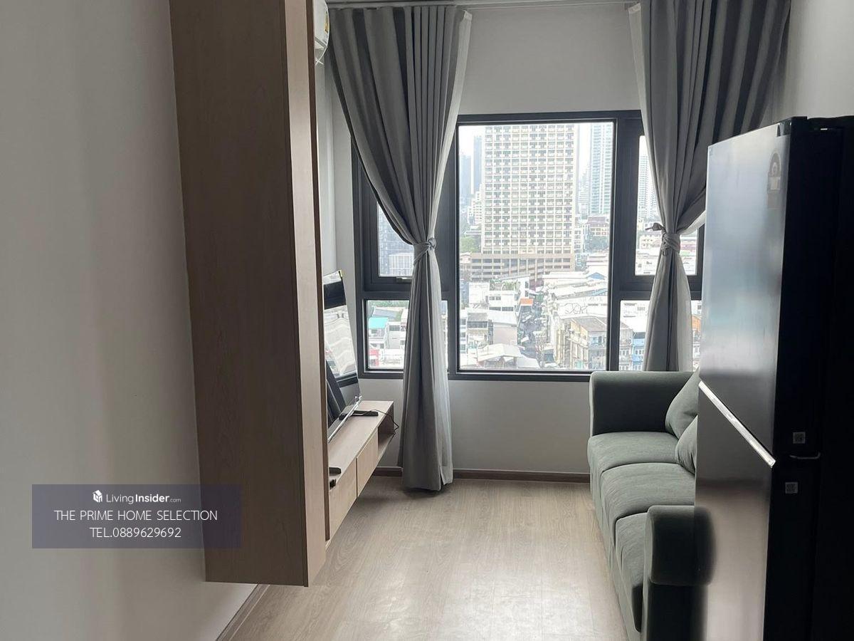 Компактна 1-кімнатна квартира в Life Rama 4-Asoke з видом на місто