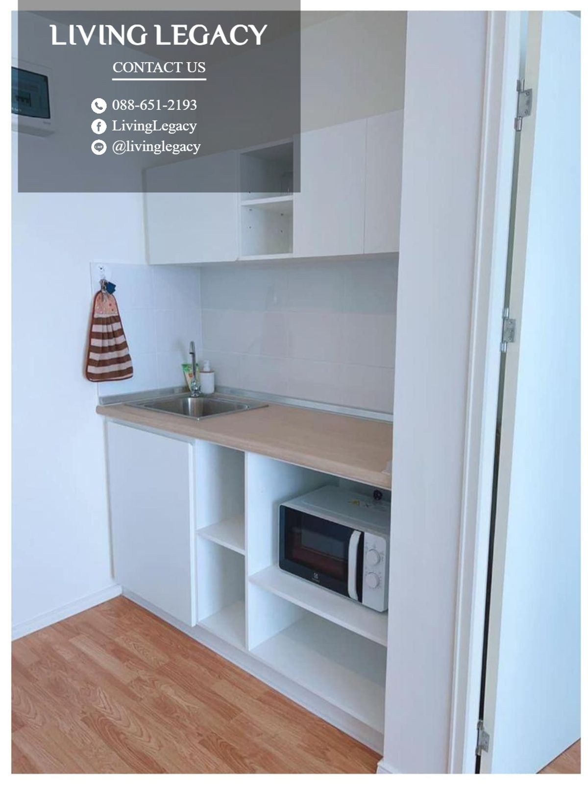 Lumpini Ville Phatanakan - Srinakarin Condo, 30 sq.m., 24th Floor