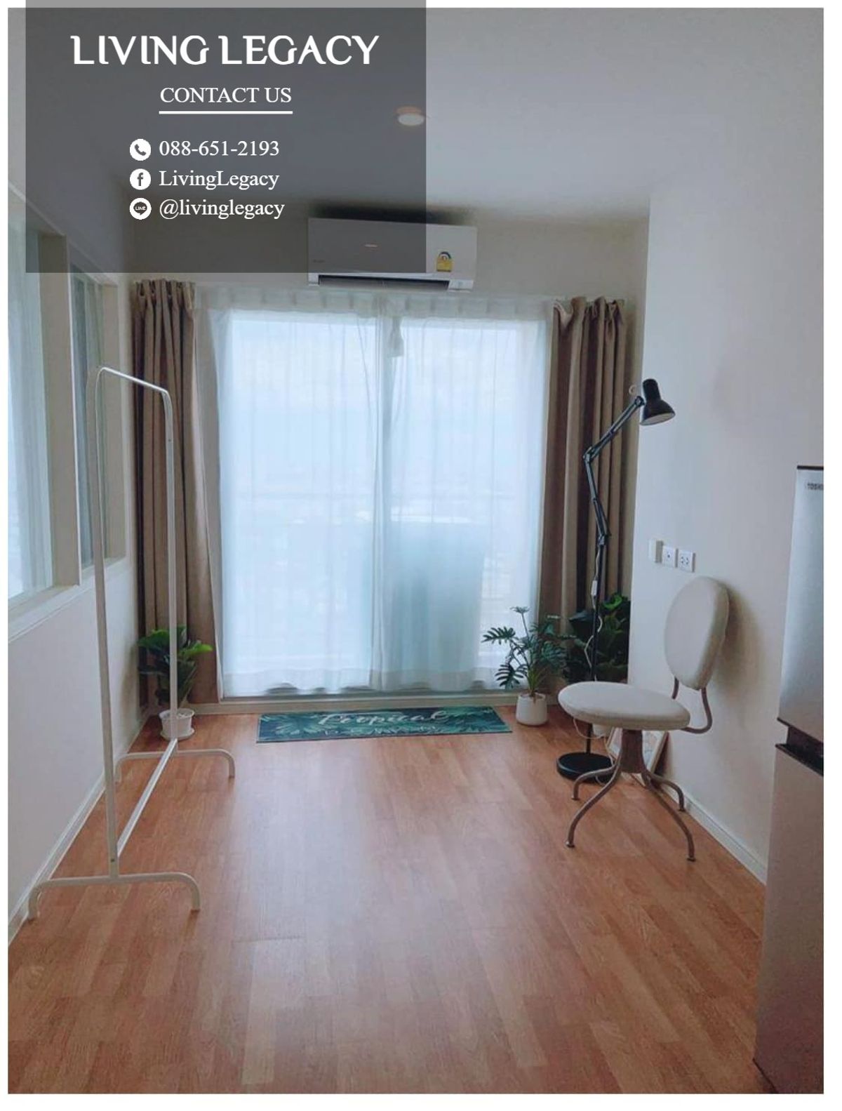 Lumpini Ville Phatanakan - Srinakarin Condo, 30 sq.m., 24th Floor